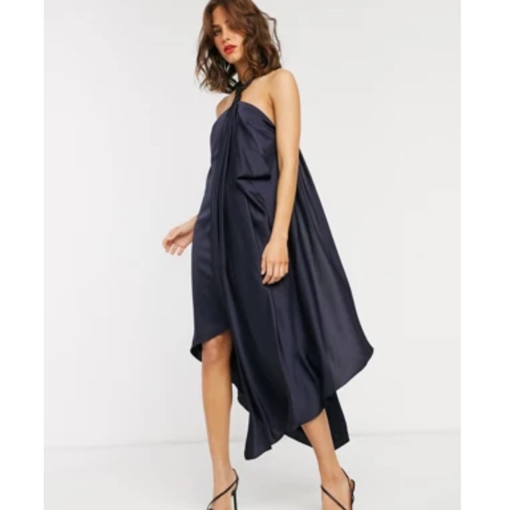Navy ASOS Cocktail Dress
